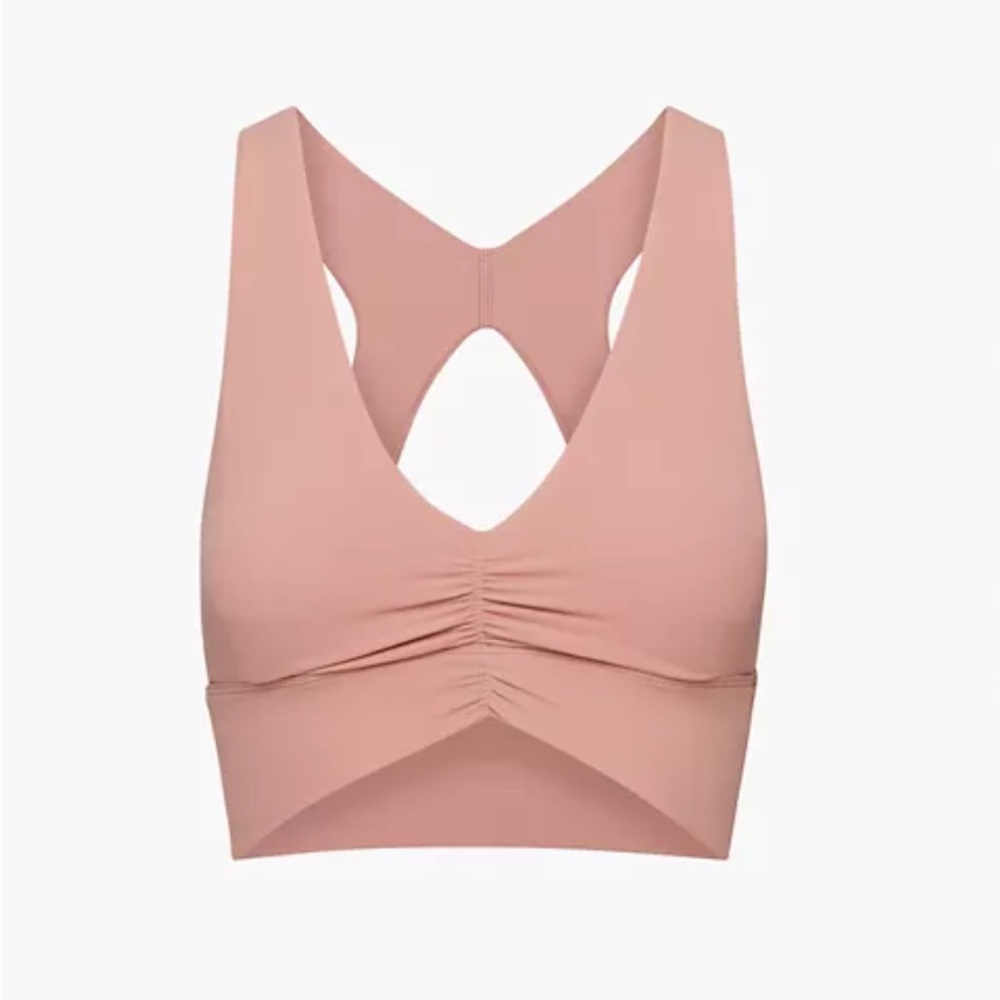 TnaBUTTER volley sports bra from Aritzia. Ashy pink size M. Perfect condition!